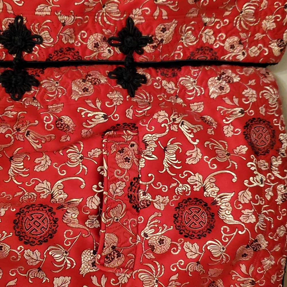 Oriental Satin Reversible Jacket - image 3